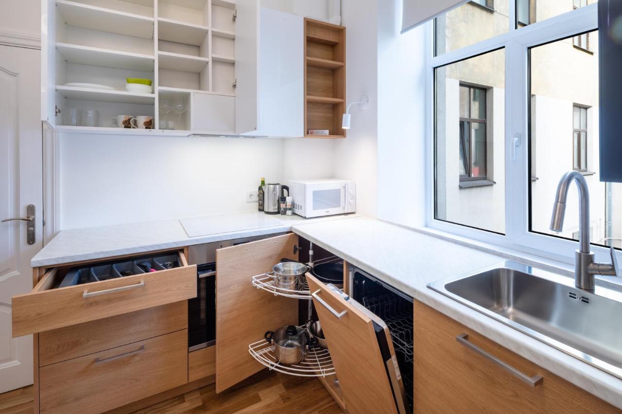 Brivibas House Design Apartments In City Center Рига Екстер'єр фото